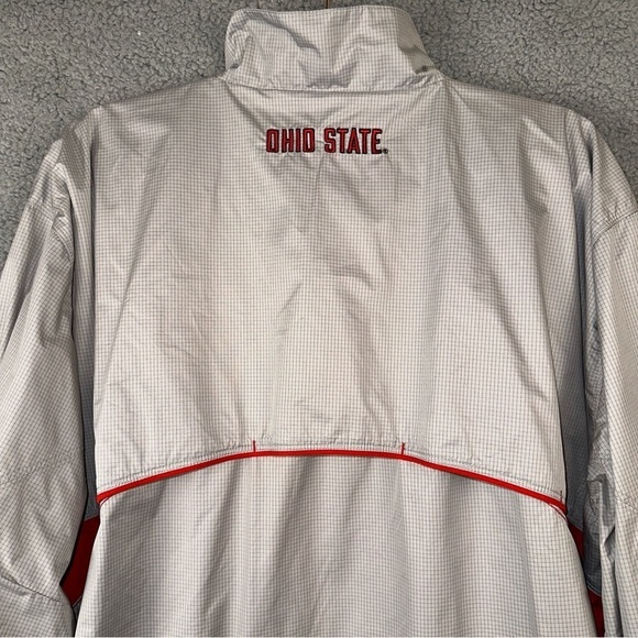 Nike Mens Large Storm-Fit‎ Jacket The Ohio State Windbreaker Activewear Pullover - Picture 9 of 14